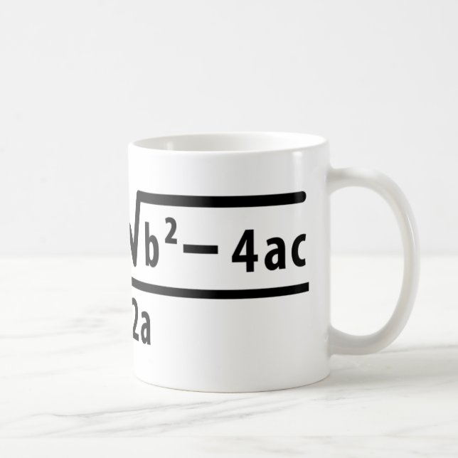Mug formule quadratique (Droite)