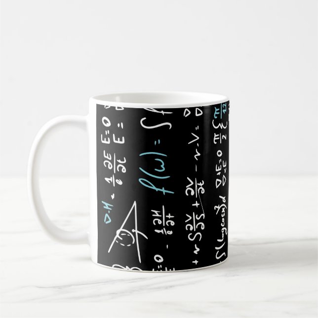 Mug Formules mathématiques mathématiques physique prof (Gauche)