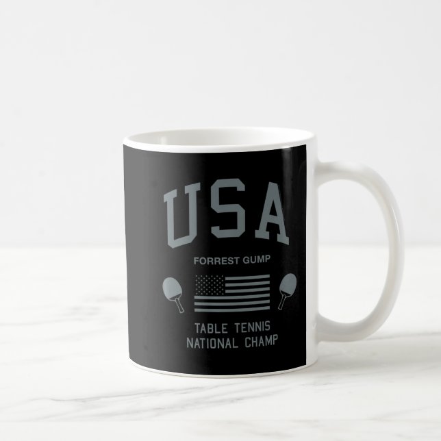 Mug Forrest Gump USA Table Tennis National Champ (Droite)