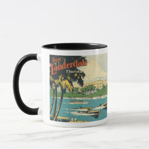 Mug Fort Lauderdale Floride vintage années 20