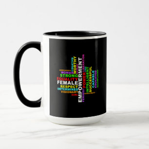 Mug Forte femme Word Cloud