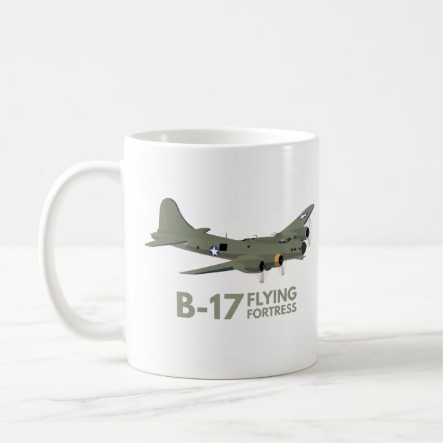 Mug Forteresse volante B-17 2ÈME GUERRE MONDIALE Bombe (Gauche)
