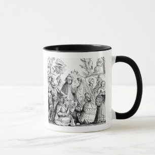 Mug Fortune de gitans indiquant, après une gravure su