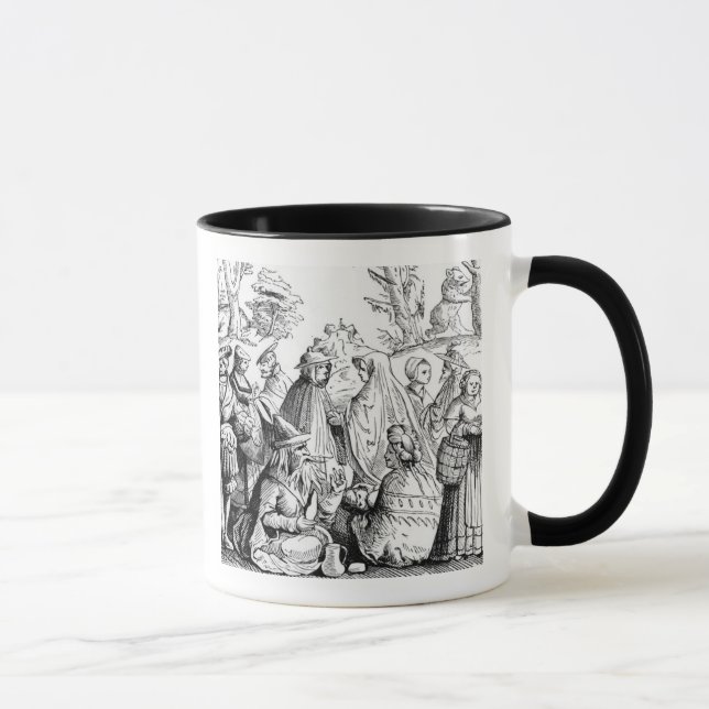 Mug Fortune de gitans indiquant, après une gravure sur (Droite)