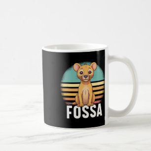 Mug Fossa Animal Graphique Colorful Retro Sunset Madag