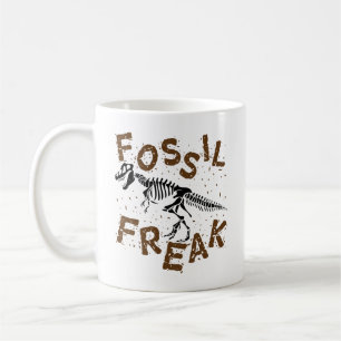 Mug Fossile Freak Paléontologie Dinosaure Bones