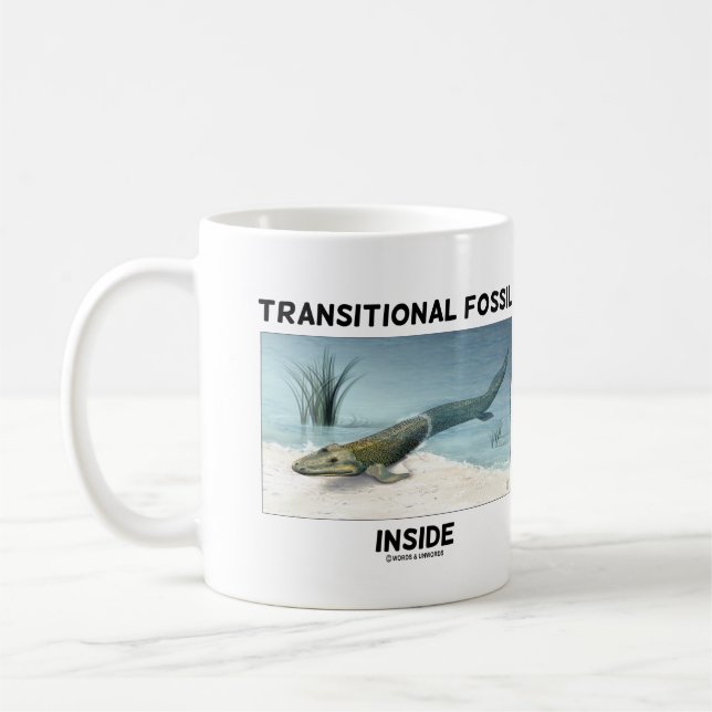 Mug Fossiles transitoires à l'intérieur de Tiktaalik r (Gauche)