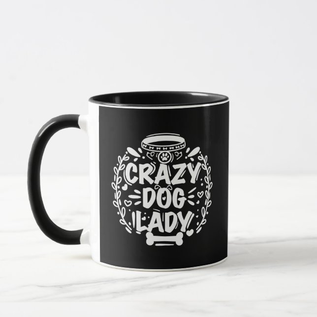 Mug Fou chien Lady Chien Maman (Gauche)