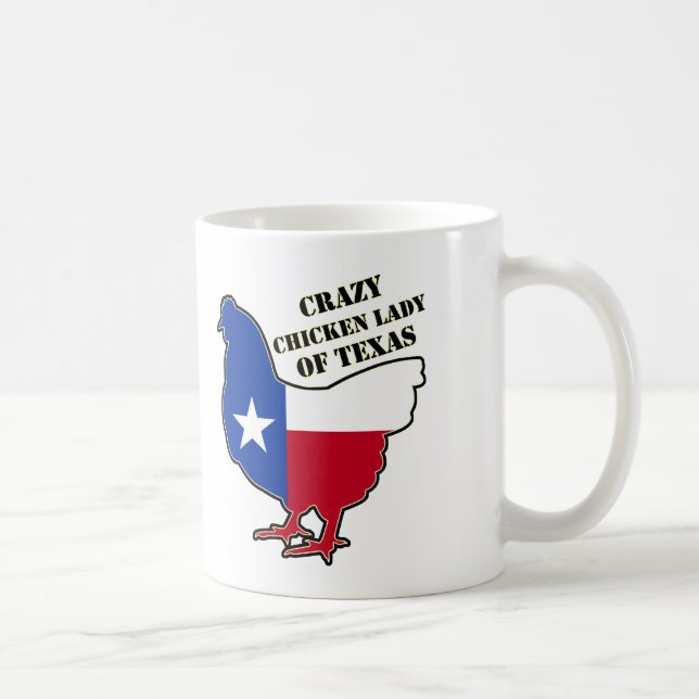 Mug Fou chiken la dame du Texas (Droite)