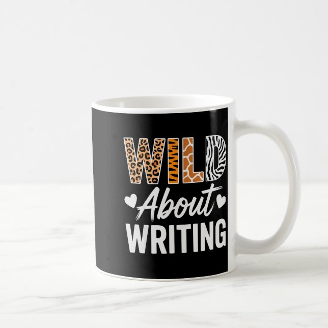 Mug Fou de l'écriture pour les écrivains créatifs Insr (Droite)
