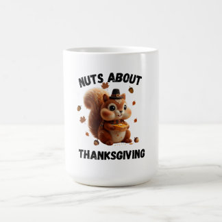 Mug Fou de tarte – Écureuil en fil mignon pour Thanksg