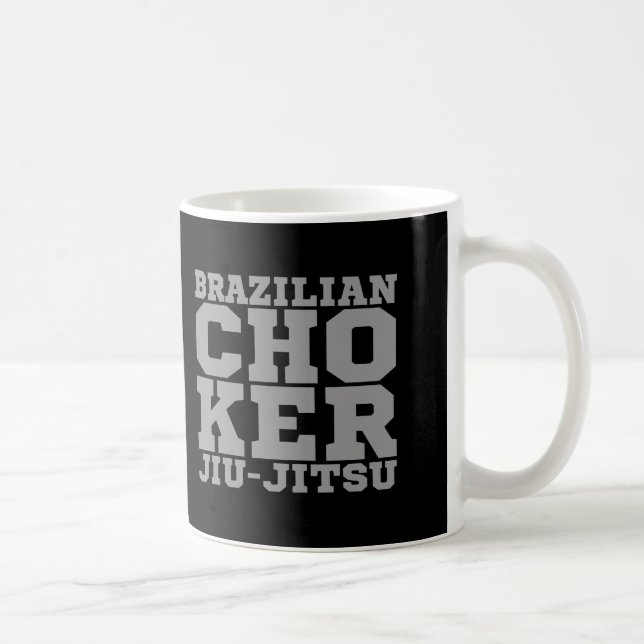 Mug FOULARD - Brésilien Jiu-Jitsu v07, argent d'amour (Droite)