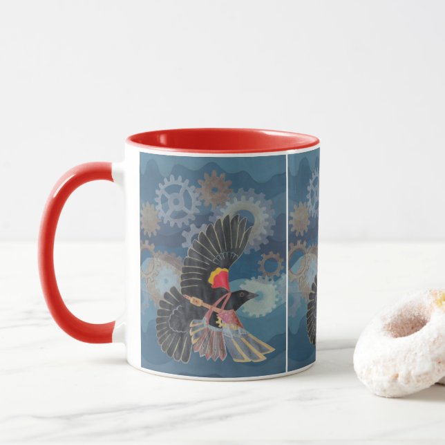 Mug Foule de Blackbird (Avec donut)
