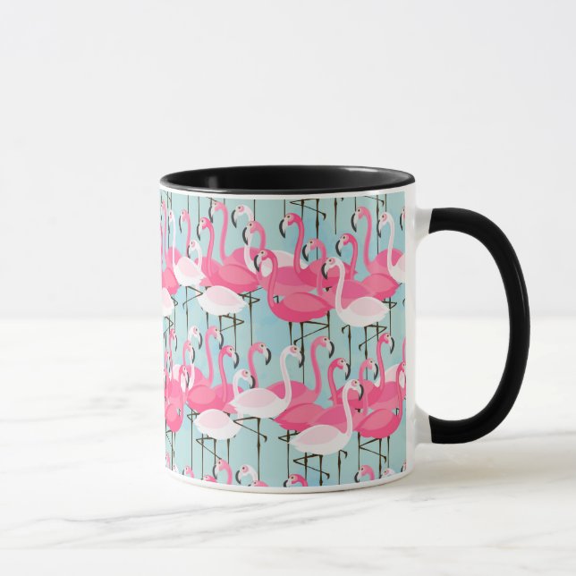 Mug Foule rose et blanche des Flamants roses (Droite)