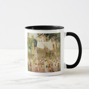 Mug Foules à un monument en Inde, 1895 (la semaine et