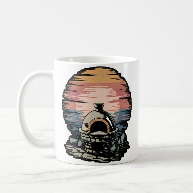 Mug Four de poterie vintage Céramique Professeur d'art (Gauche)