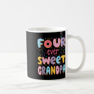Mug Four Ever Sweet Grand-père 4e anniversaire fille D