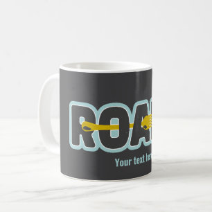 Mug Fourche dans la route art texte typographique