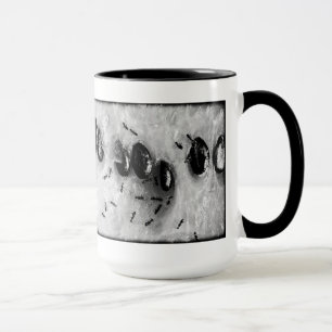 Mug fourmis faisant du surf