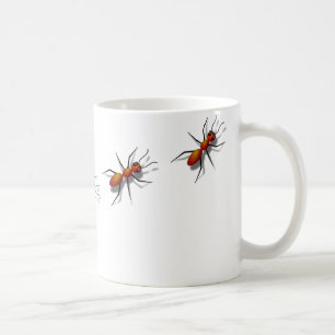 Mug Fourmis Rouges Rampant Sur Votre