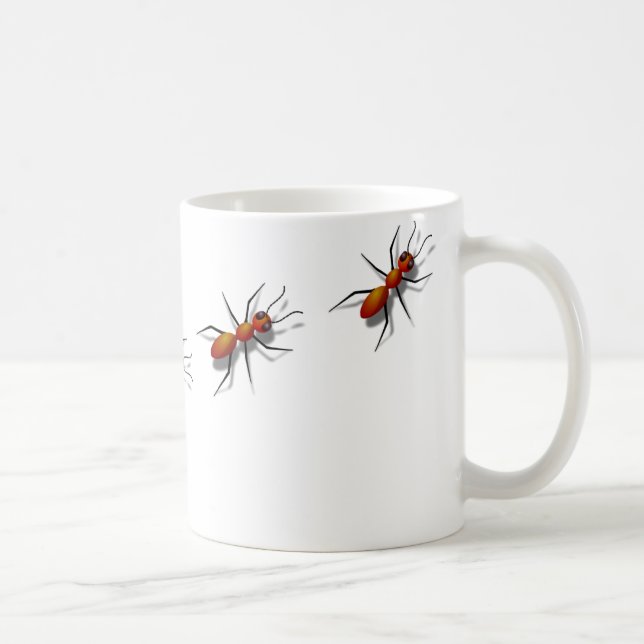 Mug Fourmis Rouges Rampant Sur Votre (Droite)