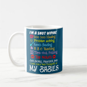 Mug Fournisseur de soins pour enfants Funny Garderie