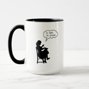 Mug Fournitures de couture - Partir Je suis en train d