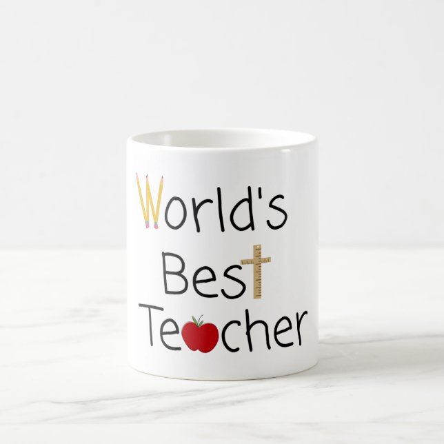 Mug Fournitures de la meilleure école de Cool du monde (Centre)