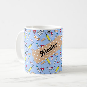 Mug Fournitures de médecin et d'infirmière mignonnes P