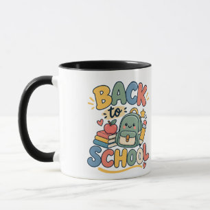 Mug Fournitures Scolaires Mignonnes Kawaii de Rentree