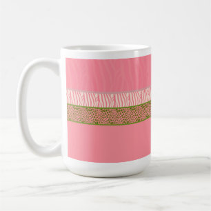 Mug Fourrure animale sauvage rose Imprimer