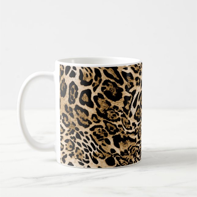 Mug Fourrure de léopard d'Afrique : Texture d'animal s (Gauche)