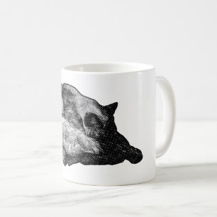 Mug fourrure en demi-teinte calme