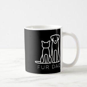 Mug Fourrure Papa Pet Lover Chat Chien Papa Husbynd Fu