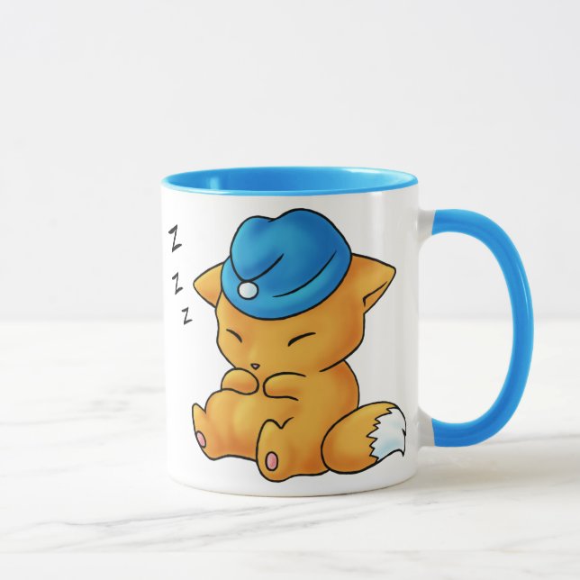 Mug Fox de casquette de sommeil (Droite)