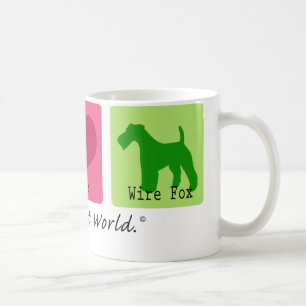 Mug Fox de fil d'amour de paix