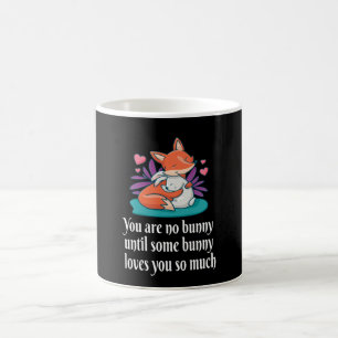 Mug Fox Et Bunny Couple Aimez La Paix Amis
