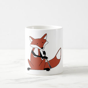 Mug Fox jouant le hautbois