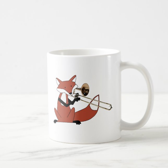 Mug Fox jouant le trombone (Droite)