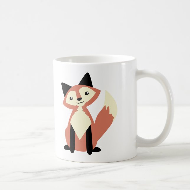 Mug Fox mignon de Tête-inclinaison (Droite)
