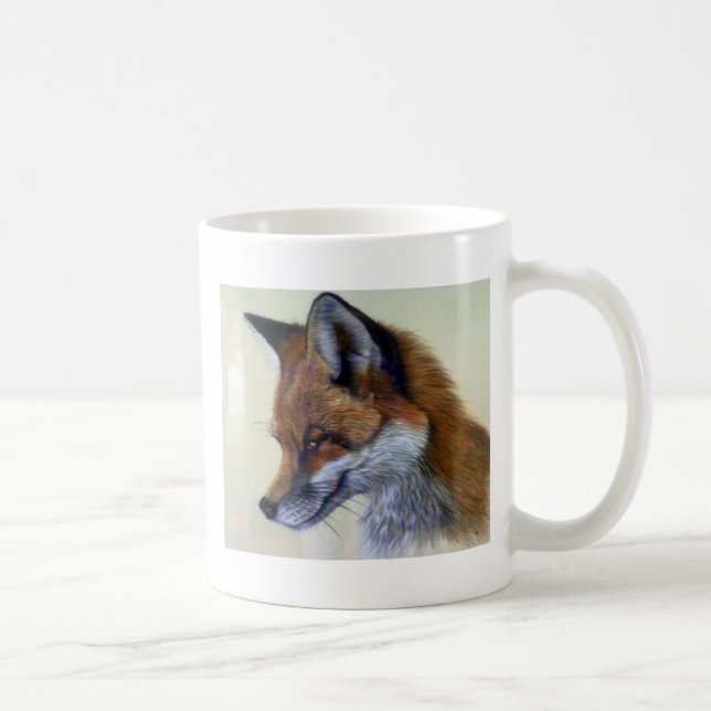Mug Fox rouge (étude principale) (Droite)