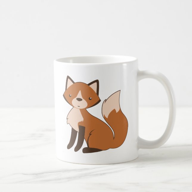 Mug Fox se reposant mignon (Droite)