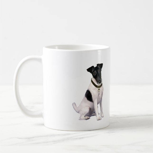Mug Fox Terrier (A) - Lisse - noir-blanc (Gauche)