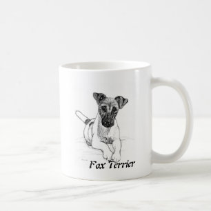Mug Fox Terrier courageux