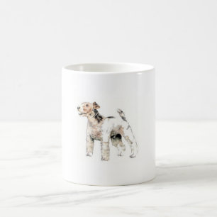 Mug Fox Terrier d'une chevelure de fil