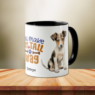Mug Fox Terrier Puppy Vous Faites Mon Baguette
