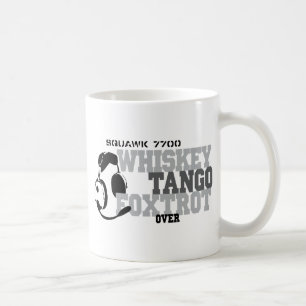 Mug Fox-trot de tango de whiskey - humour d'aviation