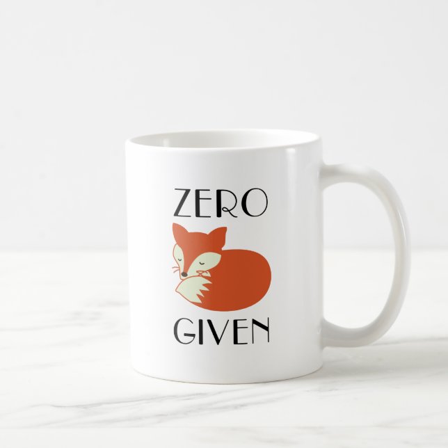 Mug Fox zéro donné (Droite)