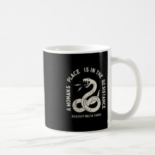 Mug Foxtrot Delta Tango Résiste Anti Trump Serpent Pou