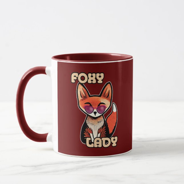 Mug Foxy Lady | Cute Fox (Gauche)
